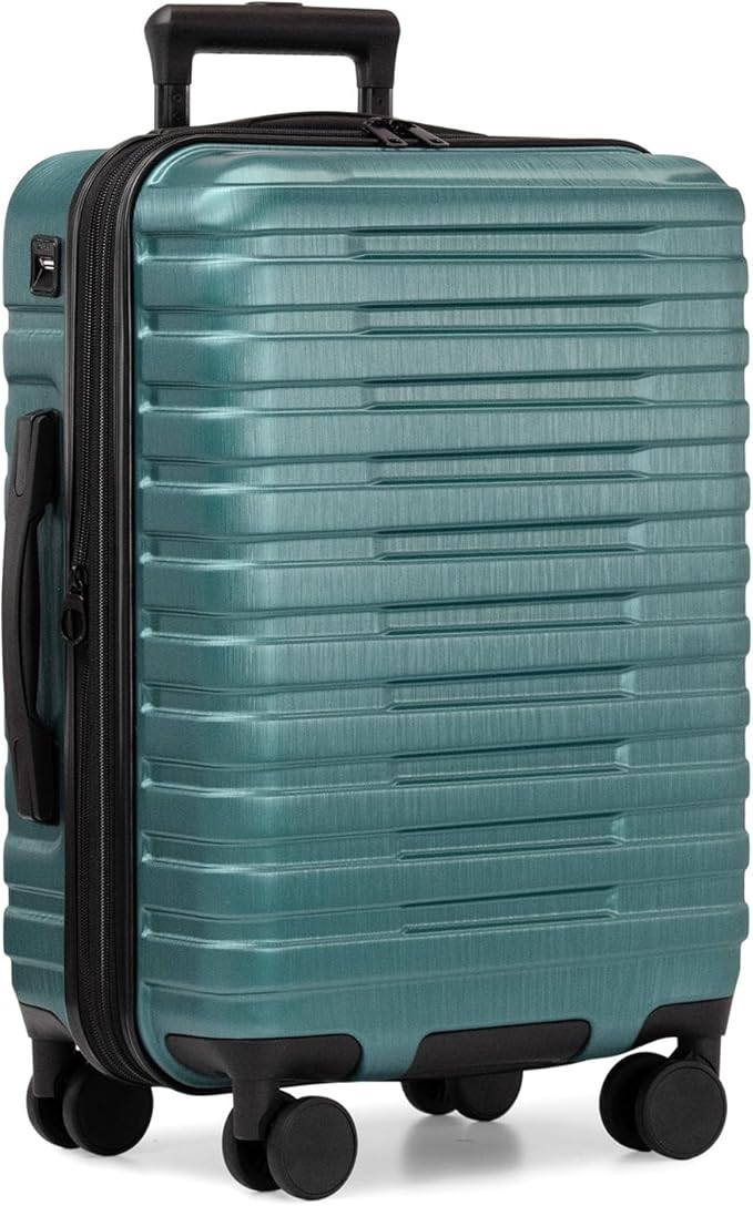 U.S. Traveler Boren Polycarbonate Hardside Rugged Travel Suitcase Luggage by USTraveler