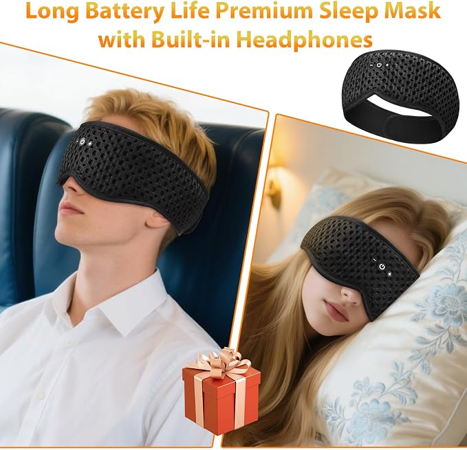 Bluetooth Sleep Mask HF016 Sleep Headphones - Image 6
