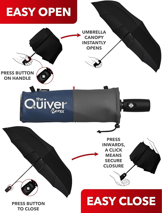 REPEL Windproof Travel Umbrella - Image 6