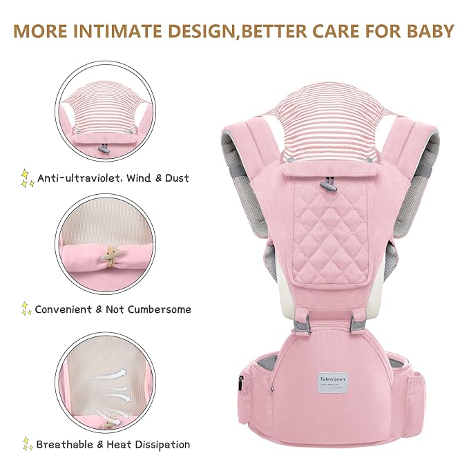 Baby Carrier Newborn to Toddler, 6-in-1 Baby Carrier - Image 5