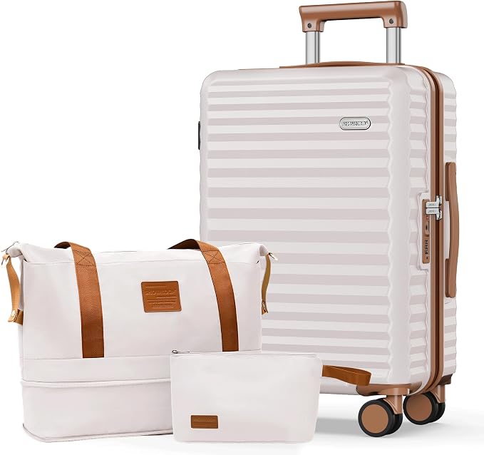 SHOWKOO Suitcase Hardside Expandable Luggage Set, Suitcase by SHOWKOO