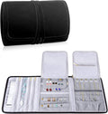 Teamoy Velvet Travel Jewelry Roll, Jewelry Storage Bag Organizer by Teamoy