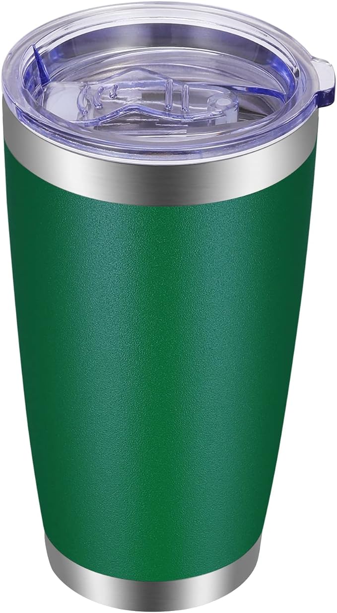 VEGOND 20oz Tumbler with Lid and Straw Stainless Steel Tumbler Cup Vacuum by VEGOND