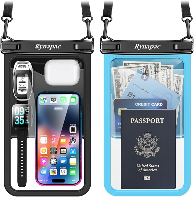 Large Waterproof Phone Pouch Bag by Rynapac