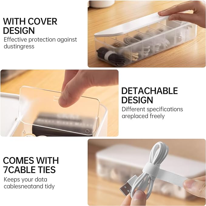Cable Organizer Storage Box - Image 4