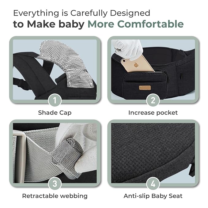 FRUITEAM 6-in-1 Baby Carrier - Image 6