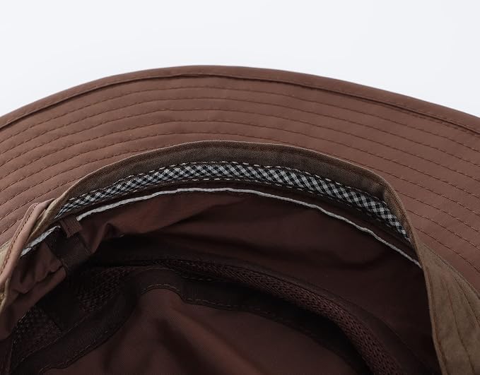 Home Prefer UPF 50+ Men's Sun Hat Wide Brim Bucket Hat UV Protection Hat - Image 9