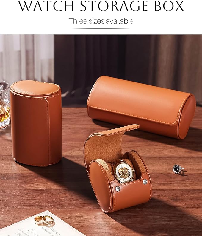 Homde Travel Watch Box Leather: Traveling Case - Image 5