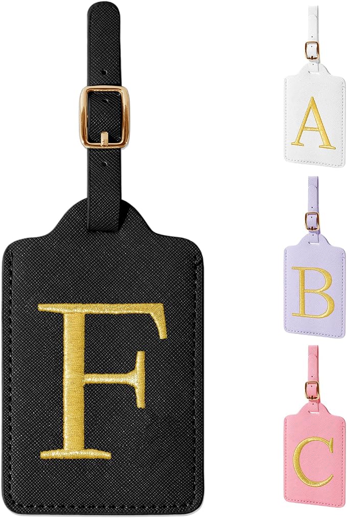 Personalized Initial Luggage Tags by izuzta