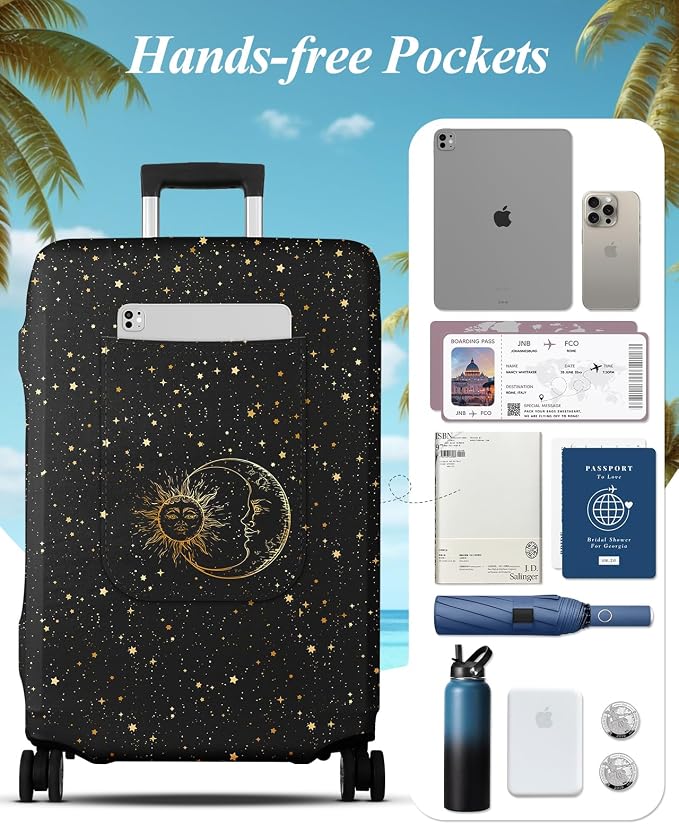Slohif Luggage Cover for Suitcase Tsa Approved Protector - Image 3