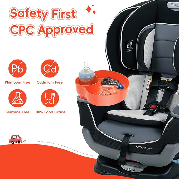Kids Car Seat Tray, Travel Tray - Image 3