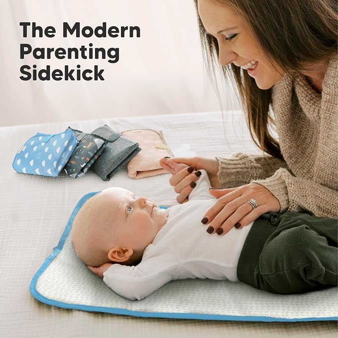 KeaBabies Portable Diaper Changing Pad, Easy Wipe Clean - Image 9
