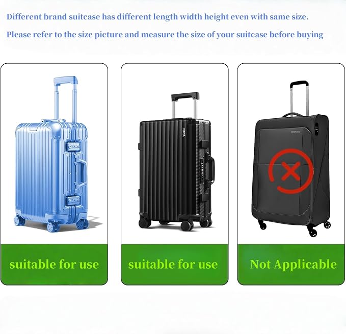 Luggage cCover Protector Clear PVC Suitcase Covers - Image 7