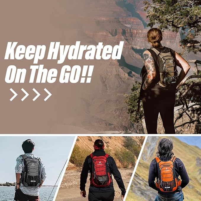Hydration Pack Backpack with 3L Water Bladder - Image 6