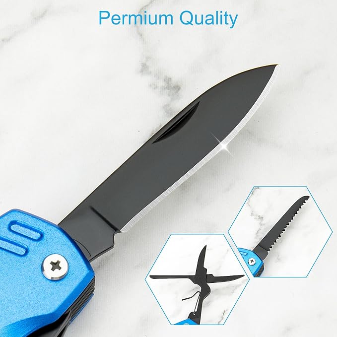 Multitool Knife, 16 in 1 Pocket Knife, Handmade Multi Tool Knife, Birthday - Image 4