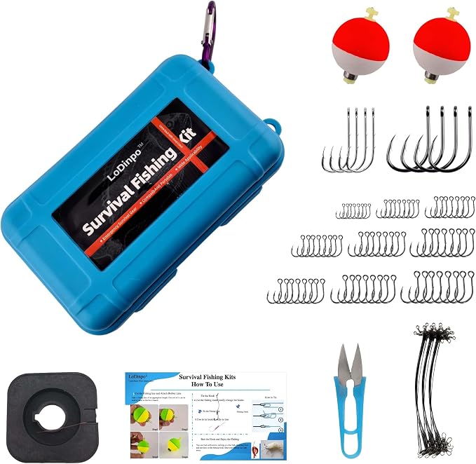 Mini Survival Fishing Kit Small Emergency Fishing TackleBox Pocket Outdoor by Unknown