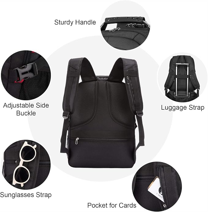 LOVEVOOK Travel Laptop Backpack Waterproof Anti Theft - Image 5
