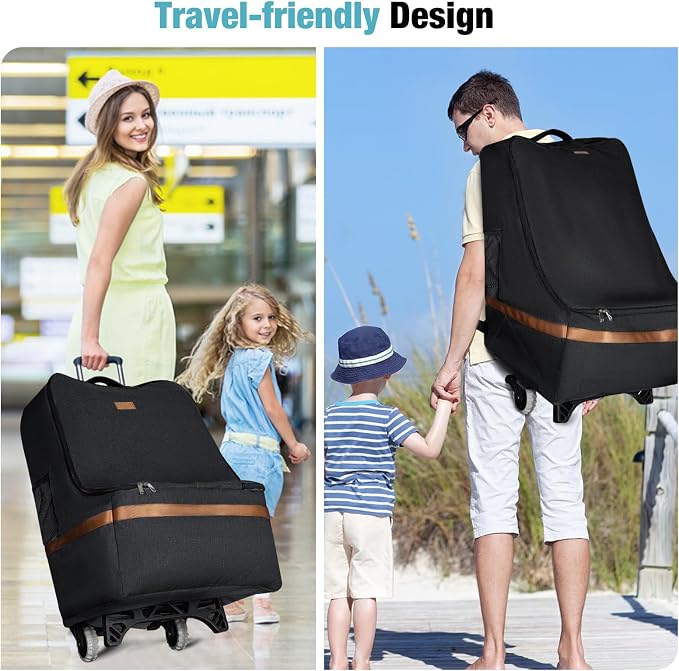 Padded Car Seat Travel Bag for Airplane - Image 2