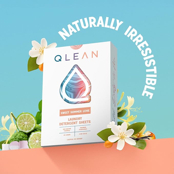 QLEAN Laundry Detergent Sheets – Travel-Friendly, HE & Standard Washer Safe - Image 9