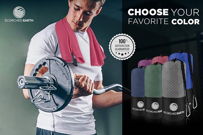 ScorchedEarth Microfiber Travel & Sports Towel Set - Image 7