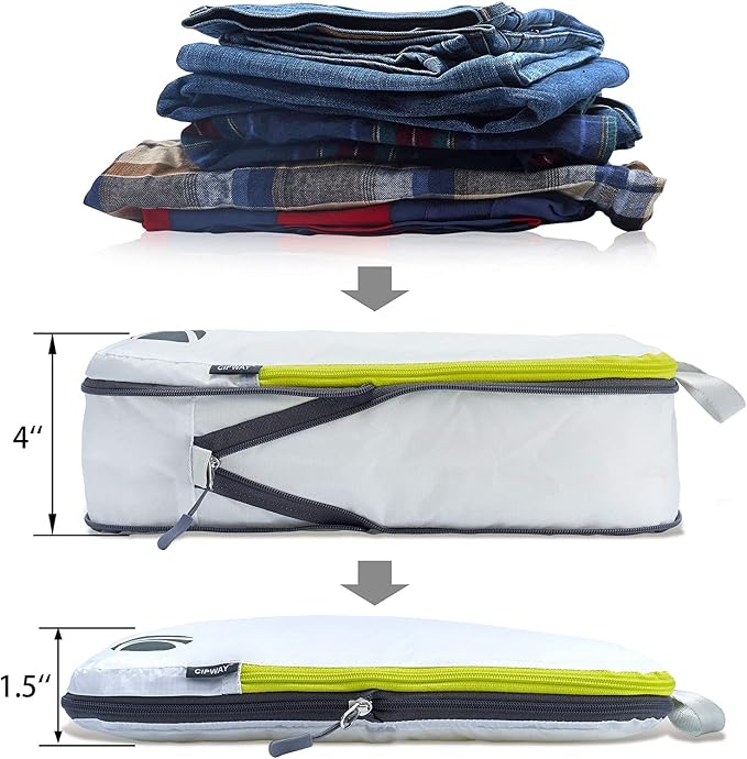 Cipway Compression Packing Cubes Set, Ultralight Expandable Travel Packing - Image 4