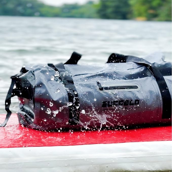 Buffalo Gear Waterproof Duffle Bag 40L 60L 80L Roll-top Dry Bag Heavy Duty - Image 2