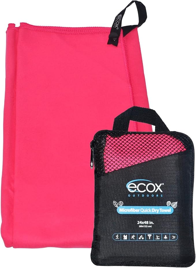 Outdoors Microfiber Towel Fast Drying Soft Feel Fast Action Drying by ecox