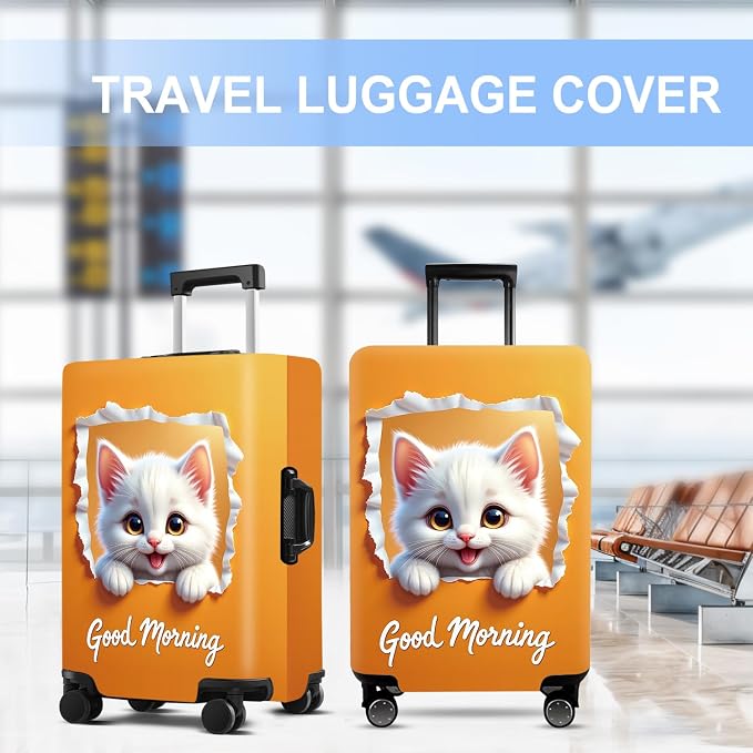 Luggage Cover Washable Suitcase Protector Anti-scratch Suitcase cover Fits - Image 5