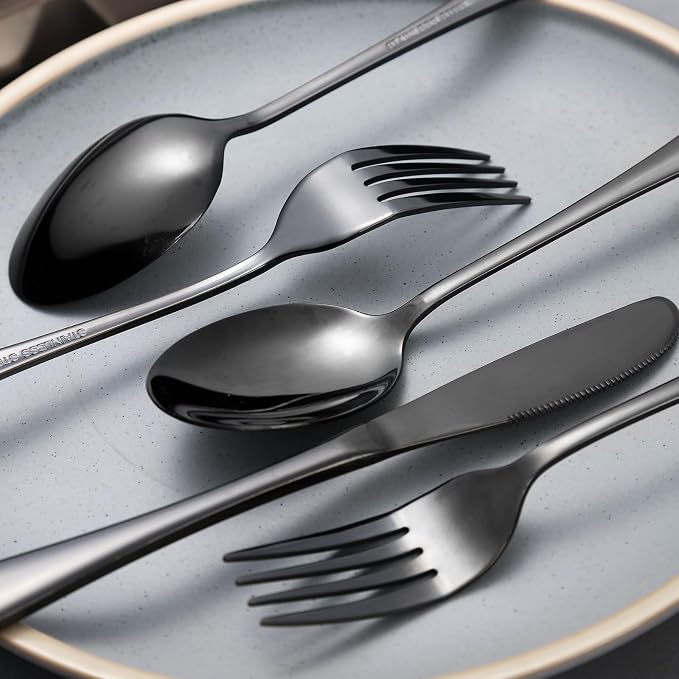 Portable Utensils Set with Case, Lunch Box Includ Fork Spoon Knife, Dishwasher - Image 4
