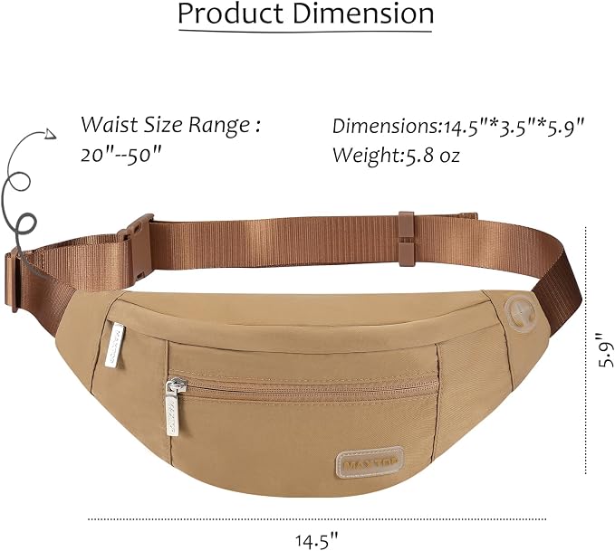 MAXTOP Large Crossbody Fanny Pack - Image 5
