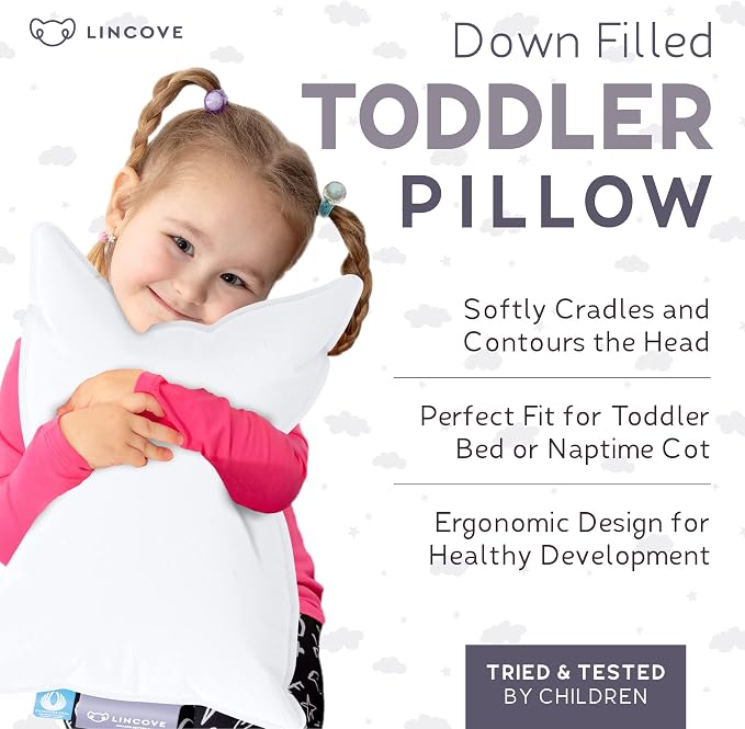 Lincove Canadian Down Toddler Pillow - Image 3