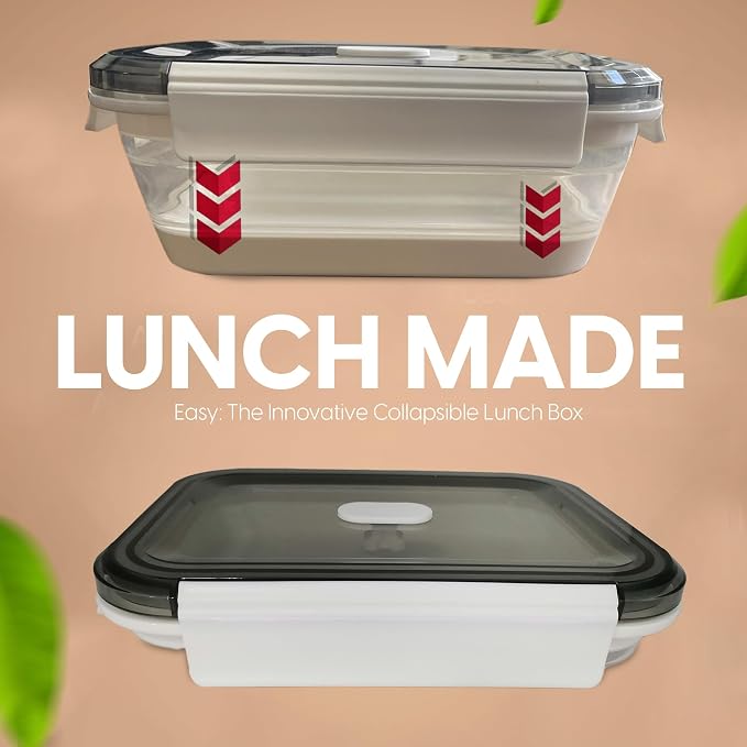 A MILLI Collapsible Lunch Box- Foldable Silicone Food Containers, Tupper ware - Image 6