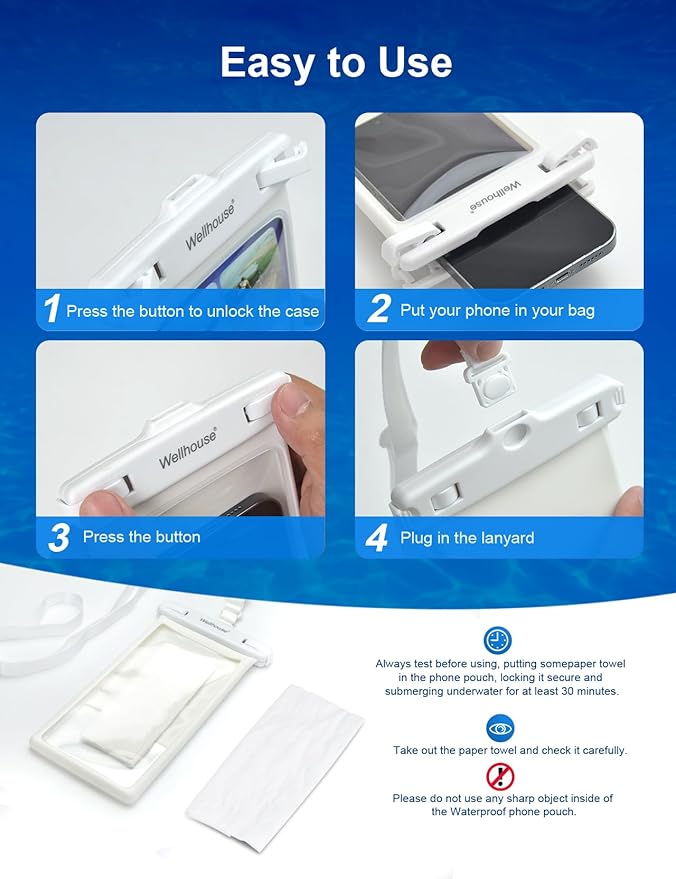wellhouse Waterproof Phone Pouch, Waterproof Phone Case - Image 6