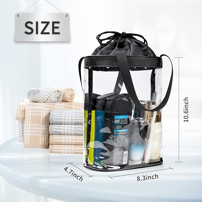 Clear Toiletry Bag, Travel Toiletry Bag - Image 3