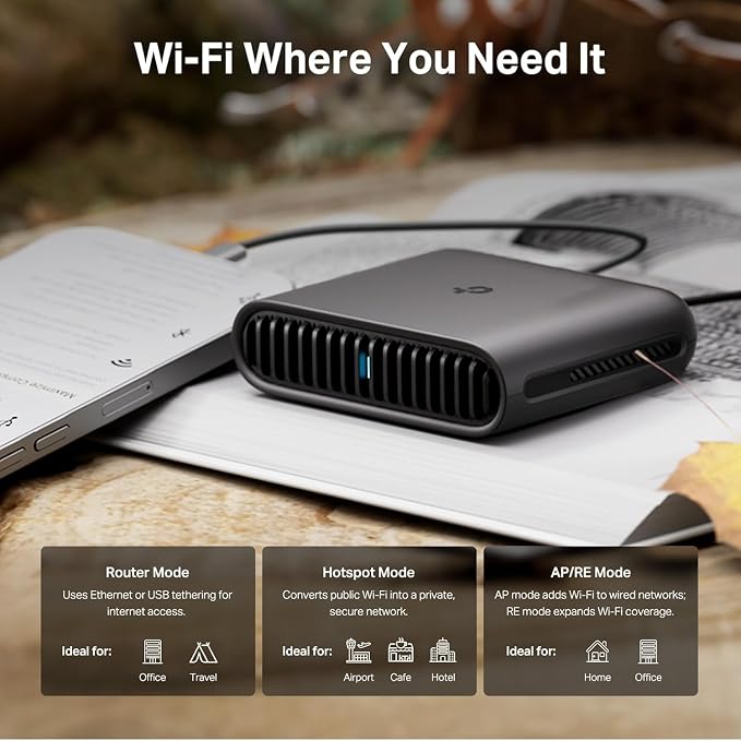 TP-Link Dual-Band Wi-Fi 6 AX3000 Travel Router TL-WR3002X | Multi-Gig Portable - Image 5