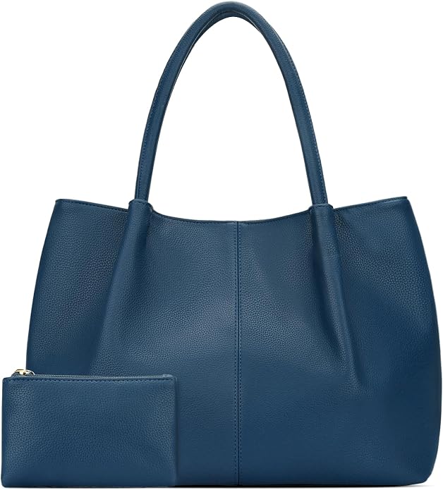 KKXIU Tote Bag for Women Vegan Leather Shoulder Purse Large Capacity Travel Bag by KKXIU