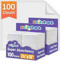 100 Pack Disposable Changing Pads by POIKSHARK