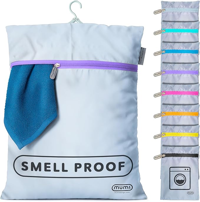 MUMI Travel Laundry Bag – Moisture & Smell-Proof Wash Bag by MUMI