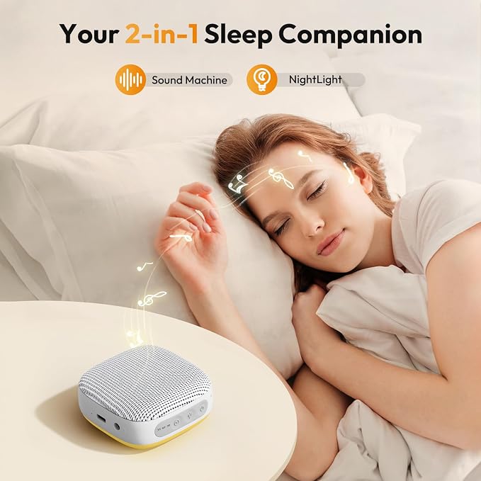 Portable Sound Machine for Travel, Mini Noise Machine - Image 2