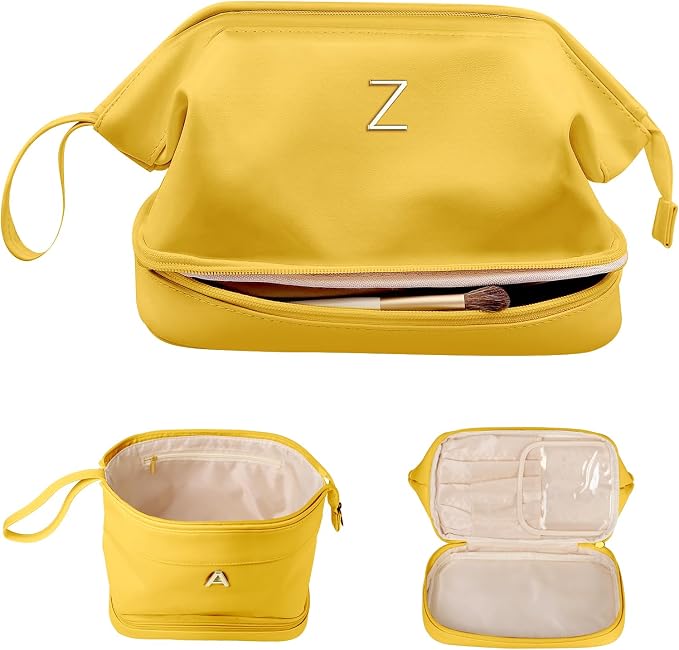 Gift Ideas for Mom, Initial Makeup Bag, Travel Gifts, Personalized Bags by Vogewood