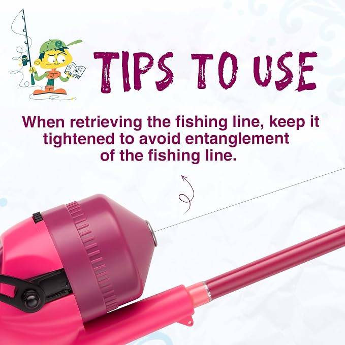 Kids Fishing Pole, Telescopic Fishing Rod, Toddler Collapsible Fishing Rod and - Image 5