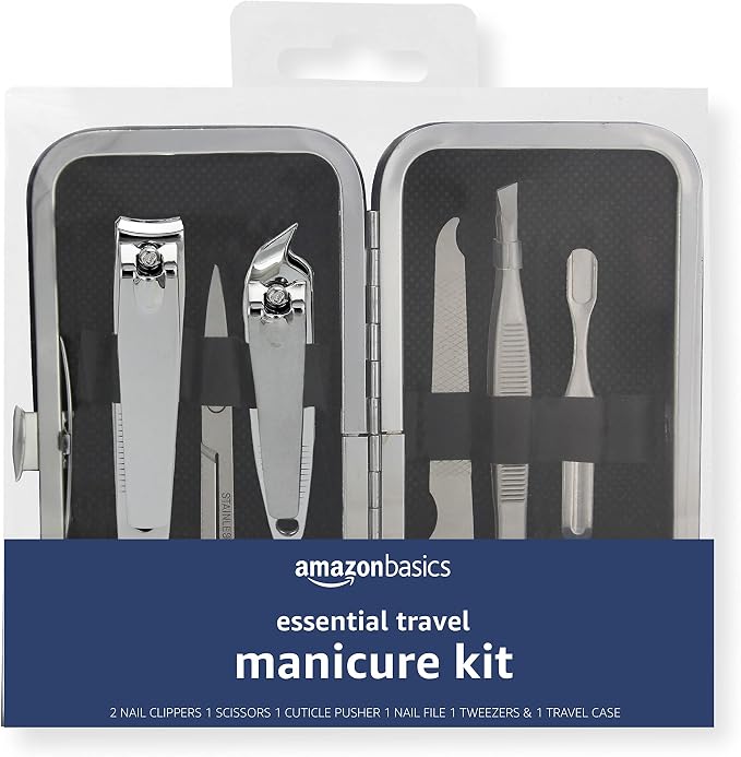 Amazon Basics 6-Piece Essential Travel Manicure Kit by AmazonBasics
