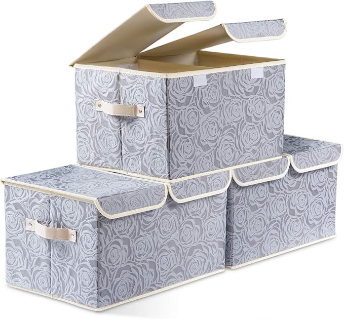 PRANDOM Large Foldable Storage Bins by Prandom