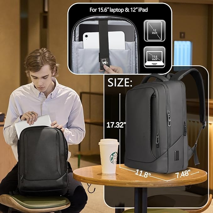 hk Laptop Backpack for Men - Image 2