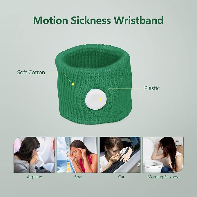 Motion Sickness Wristband, Anti-Nausea Acupressure Wrist Band - Image 2