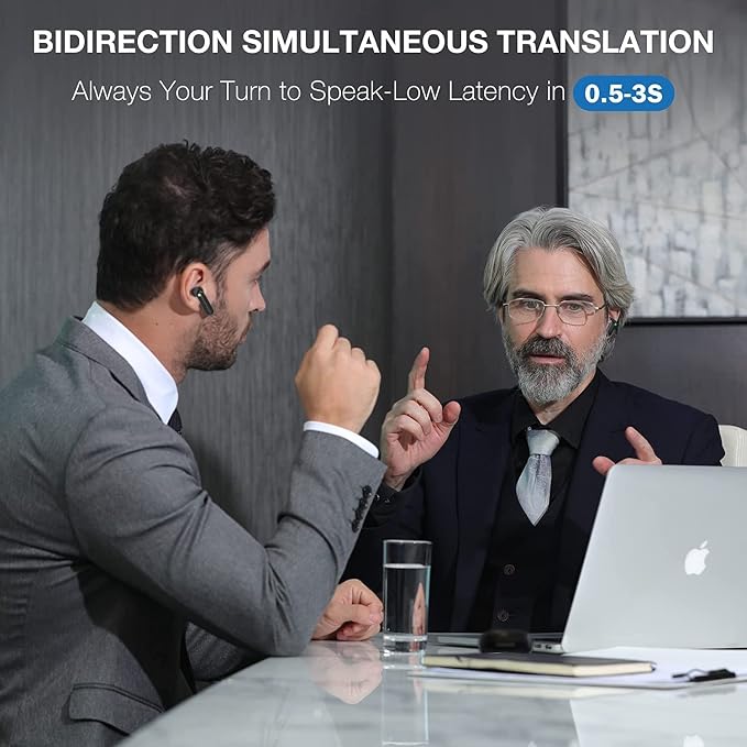 Timekettle WT2 Edge W3 Translator Device, Bidirection Simultaneous Translation - Image 2