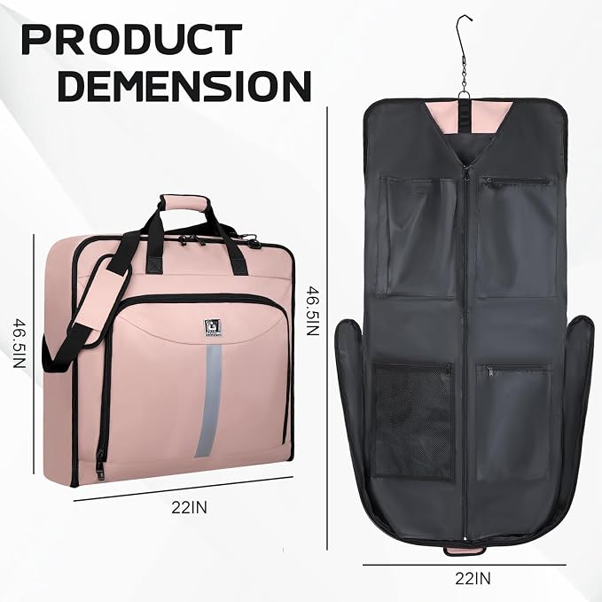Garment Bags for travel, Hanging clothes Bag for Men Women, Suit Bags - Image 2