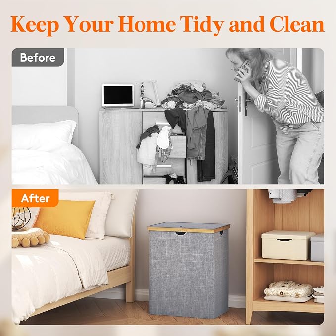 Lifewit 120L Double Laundry Hamper - Image 9