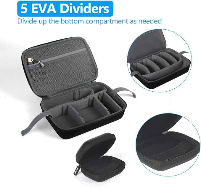 JSVER Hard Carrying Case for GoPro Hero13/12/11/10/9/8/7, AKASO EK7000 / Brave - Image 3