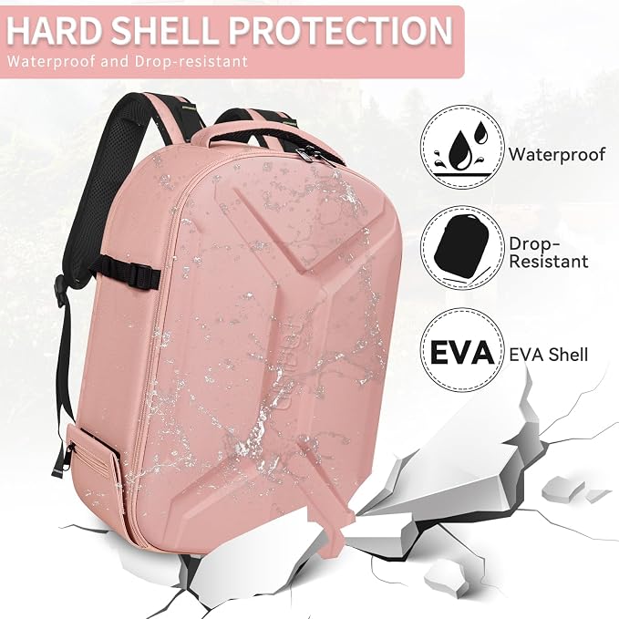 TORIBIO Camera Backpack, Hardshell DSLR Photography Camera Bag, Waterproof Hard - Image 4